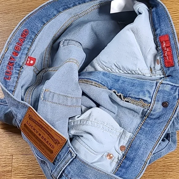 LUCKY BRAND 410 ATHLETIC STRIGHT 36x30 MENS PRE-OWNED MECHANIC WORK STRECH JEANS - Picture 4 of 8